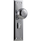 Door Knob Richmond Privacy Pair Chrome Plated H200xW50xP62mm in Chrome Plated