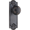 Door Knob Nouveau Latch Pair Antique Copper H188xW58xP60mm in Antique Copper