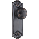 Door Knob Nouveau Latch Pair Antique Copper H188xW58xP60mm in Antique Copper