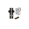 Door Knob Cambridge Rectangular Euro Signature Brass CTC85mm H240xW38xP67mm Entrance Kit Mortice Lock Euro Signature Brass CTC85mm Backset 60mm, Euro Cylinder Key Thumb 6 Pin Signature Brass L70mm KA1 in Signature Brass
