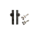 Door Knob Cambridge Rectangular Privacy Signature Brass CTC85mm H240xW38xP67mm Inbuilt Privacy Kit Tube Latch Split Cam 'T' Striker Signature Brass Backset 60mm, Privacy Bolt Round Bolt Signature Brass Backset 60mm in Signature Brass