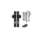 Door Knob Guildford Rectangular Euro Signature Brass CTC85mm H240xW38xP60mm Entrance Kit Mortice Lock Euro Signature Brass CTC85mm Backset 60mm, Euro Cylinder Dual Function 5 Pin Signature Brass L65mm KA1 in Signature Brass