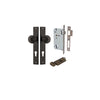 Door Knob Guildford Rectangular Euro Signature Brass CTC85mm H240xW38xP60mm Entrance Kit Mortice Lock Euro Signature Brass CTC85mm Backset 60mm, Euro Cylinder Key Thumb 6 Pin Signature Brass L70mm KA1 in Signature Brass