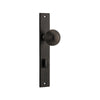 Door Knob Guildford Rectangular Privacy Signature Brass CTC85mm H240xW38xP60mm in Signature Brass