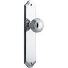 Door Knob Guildford Shouldered Latch Polished Chrome H237xW50xP60mm in Polished Chrome