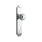 Door Knob Guildford Shouldered Euro Polished Chrome CTC85mm H237xW50xP60mm in Polished Chrome