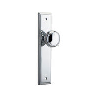 Door Knob Paddington Stepped Latch Polished Chrome H237xW50xP68mm in Polished Chrome