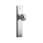 Door Knob Guildford Stepped Latch Polished Chrome H237xW50xP60mm in Polished Chrome