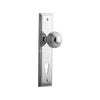 Door Knob Guildford Stepped Euro Polished Chrome CTC85mm H237xW50xP60mm in Polished Chrome