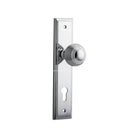 Door Knob Guildford Stepped Euro Polished Chrome CTC85mm H237xW50xP60mm in Polished Chrome