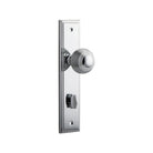 Door Knob Guildford Stepped Privacy Polished Chrome CTC85mm H237xW50xP60mm in Polished Chrome