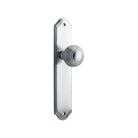 Door Knob Guildford Shouldered Latch Brushed Chrome H237xW50xP60mm in Brushed Chrome