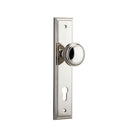 Door Knob Paddington Stepped Euro Polished Nickel CTC85mm H237xW50xP68mm in Polished Nickel