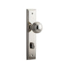 Door Knob Guildford Stepped Privacy Polished Nickel CTC85mm H237xW50xP60mm in Polished Nickel