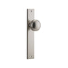 Door Knob Paddington Rectangular Latch Satin Nickel H240xW38xP68mm in Satin Nickel