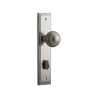 Door Knob Guildford Stepped Privacy Satin Nickel CTC85mm H237xW50xP60mm in Satin Nickel