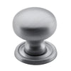 Cupboard Knob Classic Satin Chrome D25xP28mm in Satin Chrome