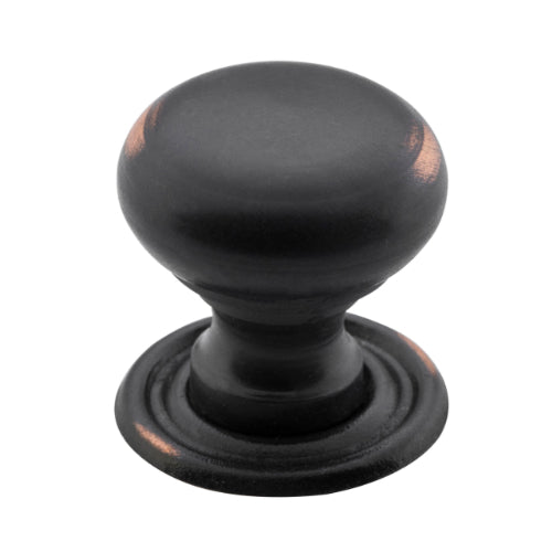 Cupboard Knob Classic Antique Copper D19xP20mm in Antique Copper