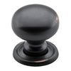 Cupboard Knob Classic Antique Copper D25xP28mm in Antique Copper