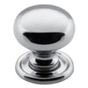Cupboard Knob Classic Chrome Plated D25xP28mm in Chrome Plated