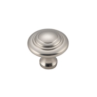 Cupboard Knob Domed Satin Nickel D25xP24mm in Satin Nickel