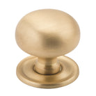 Cupboard Knob Classic Satin Brass D32xP33mm in Satin Brass