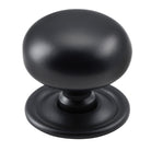 Cupboard Knob Classic Matt Black D38xP36mm in Matt Black