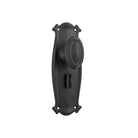 Door Knob Bungalow Privacy Pair Matt Black H197xW68xP60mm in Matt Black
