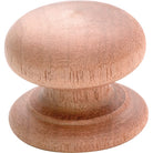 Tradco Timber Cupboard Knob featuring a classic wooden design with a smooth, rounded finish for kitchen or furniture cabinet doors