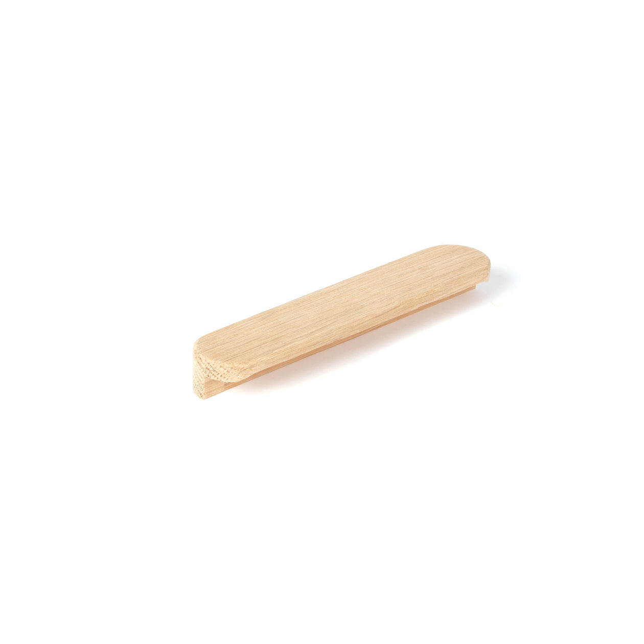 Momo Kimberley timber cabinet pull handle with a sleek, modern design and warm wood finish, model KPH200.AORW.