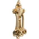Door Knocker Federation Polished Brass H210xW80mm in Polished Brass