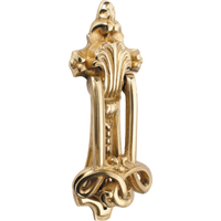 Door Knocker Federation Polished Brass H210xW80mm in Polished Brass
