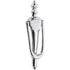 Door Knocker Victorian Chrome Plated H185xW45mm in Chrome Plated