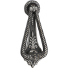 Door Knocker Edwardian Iron Polished Metal H175xW70mm in Polished Metal