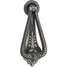 Door Knocker Edwardian Iron Polished Metal H175xW70mm in Polished Metal