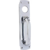 Pull Handle Knocker Art Deco Cylinder Hole Chrome Plated H240xW60mm in Chrome Plated