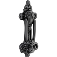 Door Knocker Federation Matt Black H210xW80mm in Matt Black
