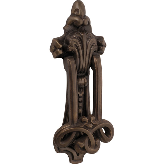 Door Knocker Federation Antique Brass H210xW80mm in Antique Brass