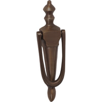 Door Knocker Victorian Antique Brass H185xW45mm in Antique Brass