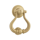 Door Knocker Sarlat Brushed Brass H137xW115xP60mm BP70mm in Brushed Brass