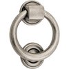 Door Knocker Ring Distressed Nickel D100xP22mm BP52mm in Distressed Nickel