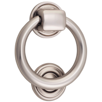 Door Knocker Ring Satin Nickel D100xP22mm BP52mm in Satin Nickel
