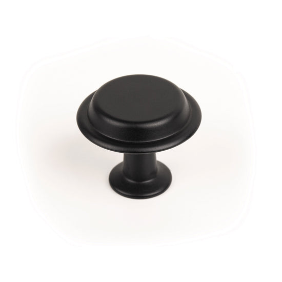 LAND 40MM KNOB MATT BLACK in Matt Black