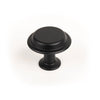 LAND 40MM KNOB MATT BLACK in Matt Black