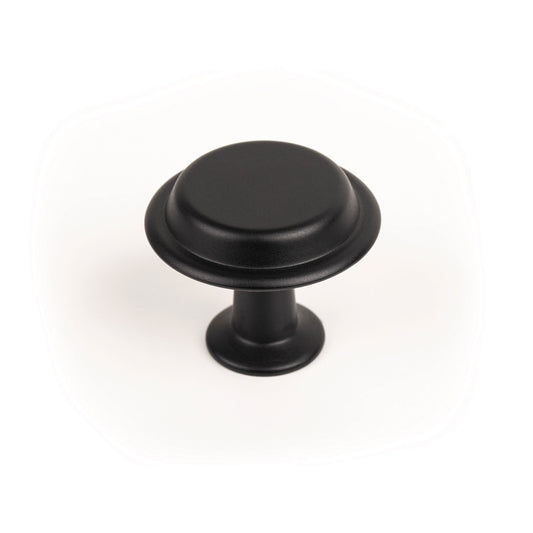 LAND 40MM KNOB MATT BLACK in Matt Black