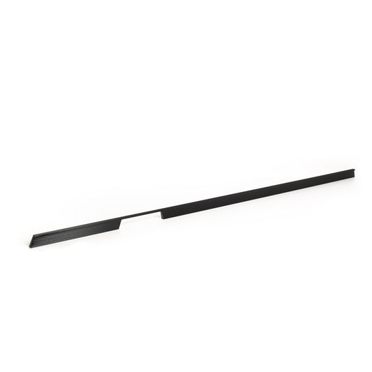 RAIL 1120MM D HANDLE LEFT HAND BRUSHED BLACK in Brushed Black