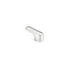 Momo LUV angled cabinet knob in brown finish, featuring a sleek design and sturdy metal construction for kitchen or furniture use.