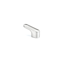 Momo LUV angled cabinet knob in brown finish, featuring a sleek design and sturdy metal construction for kitchen or furniture use.