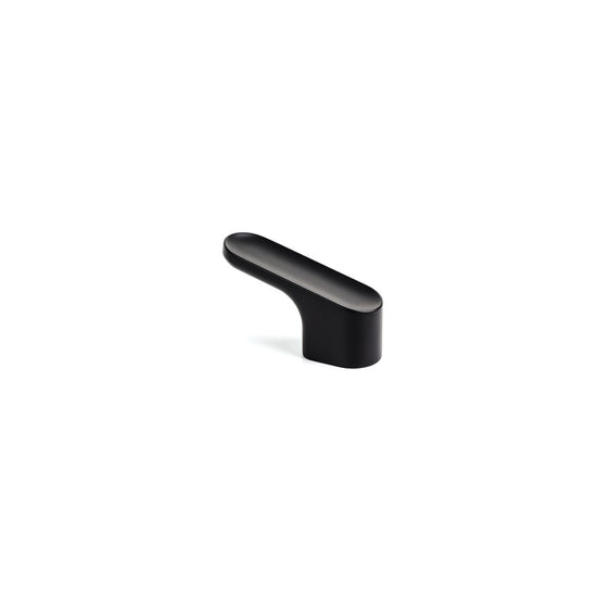 LUV ANGLED KNOB 51MM MATT BLACK in Matt Black