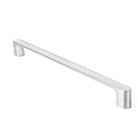 Brown Momo LUV cabinet pull handle with sleek design and metal finish, mounted on a cabinet door.